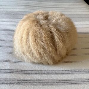 Tan Fur Mink Hat